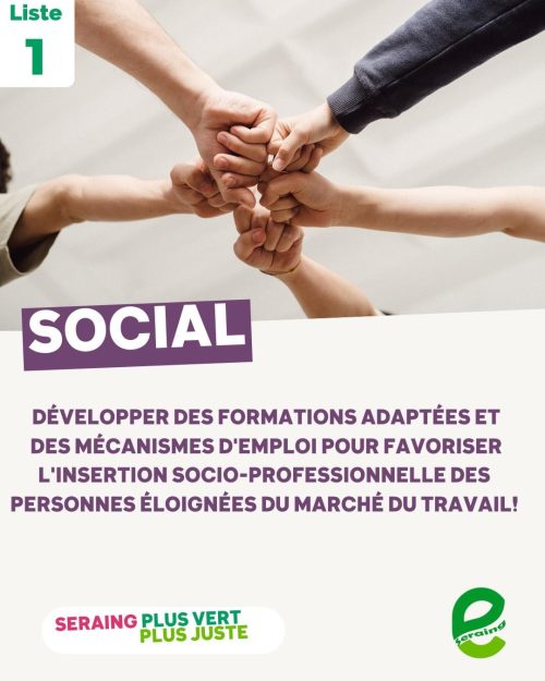 Découvrez nos propositions pour améliorer notre quotidien à Seraing. ℹ️ Notre programme complet est disponible sur : https://seraing.ecolo.be/.../notre-programme-ecolo.../ Le 13 octobre, faites le choix d'une commune plus verte et plus juste !